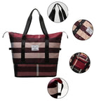 Sac de voyage pliable à carreaux