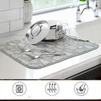 Tapis pour vaisselle ultra-absorbant