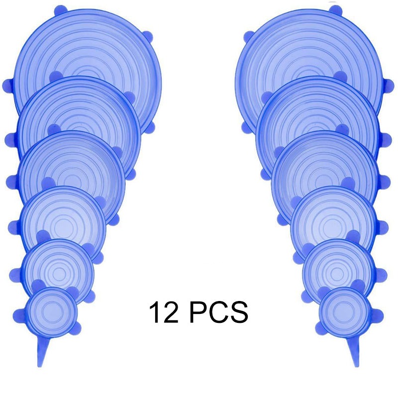 Couvercle en silicone extensible