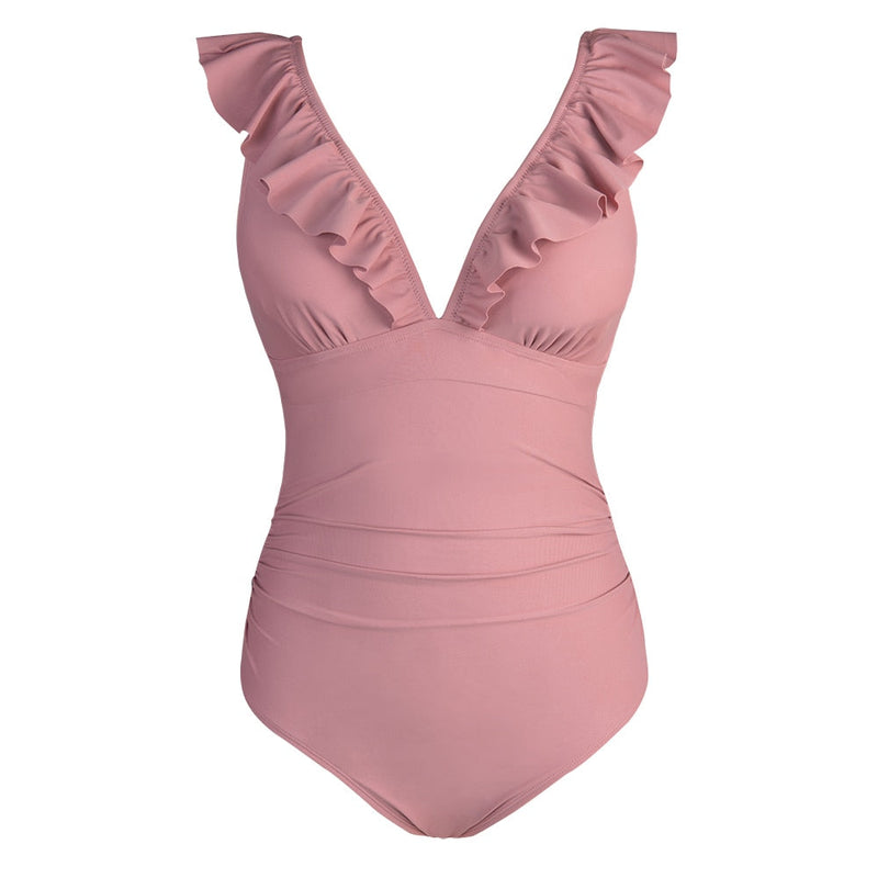 Maillot de bain 1PC à volants