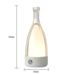 Lampe de table créative en forme de bouteille de vin