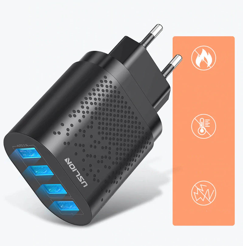 Chargeur ULTRA RAPIDE 3.0 + câble USB magnétique rotatif