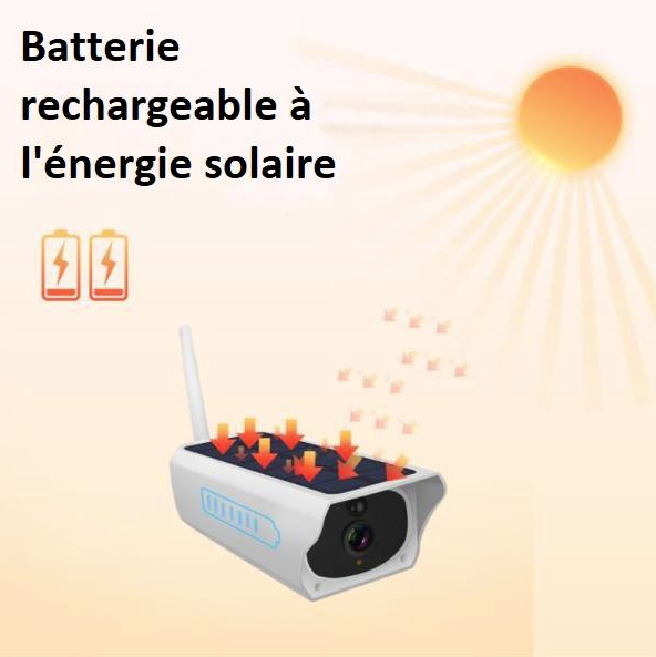 Caméra solaire 1080P waterproof