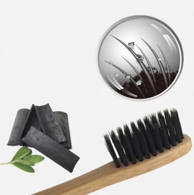 Brosse à dents en Bambou - Pack économique X10