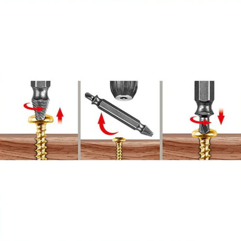 Extracteur de vis endommagées - Kit complet