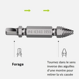 Extracteur de vis endommagées - Kit complet
