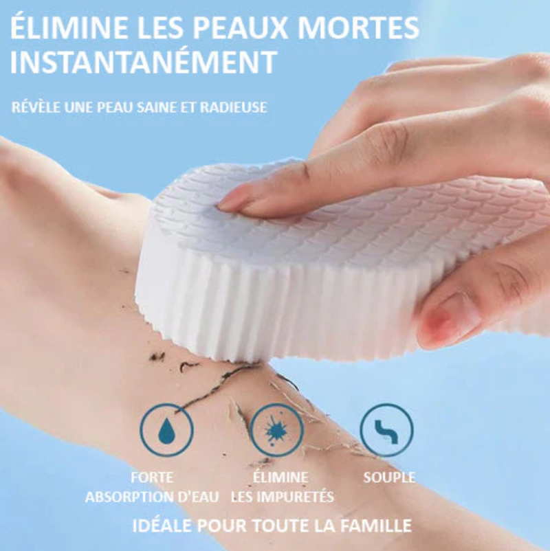 2x Éponges exfoliante - Peau douce