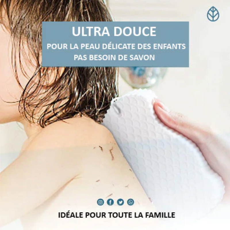 2x Éponges exfoliante - Peau douce