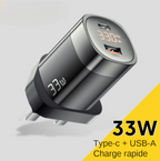 Cargador rápido 3.0 - USB/USB C