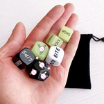 Pack complet jeu de dés coquins - 5 PCS