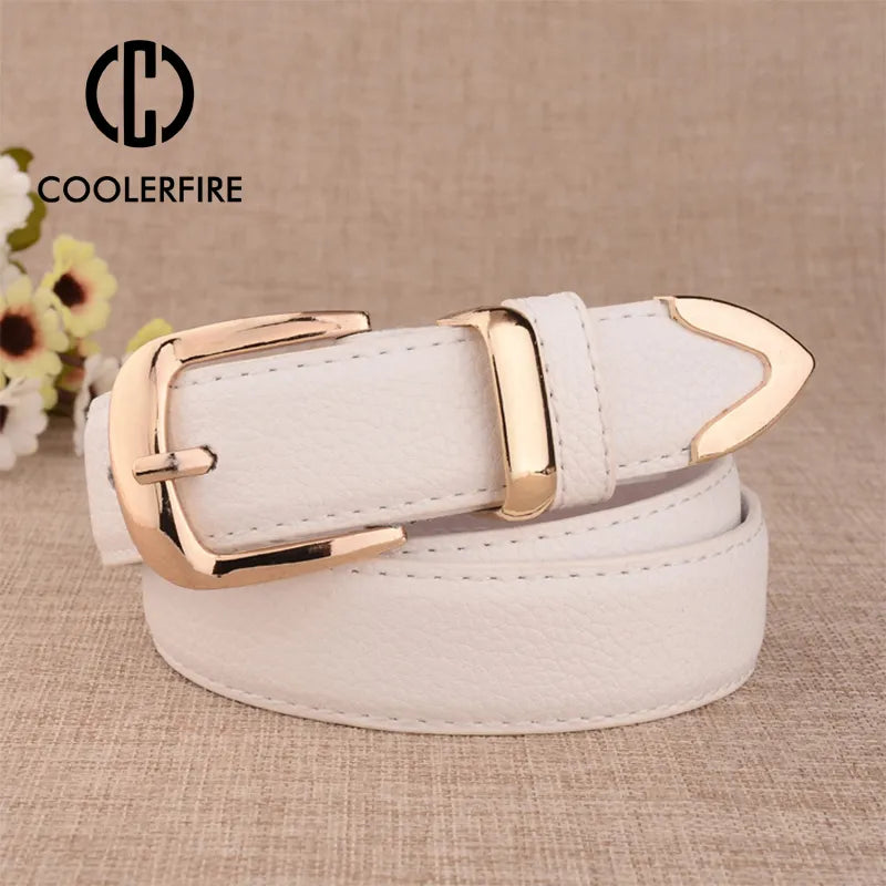 Ceinture élégante en Cuir PU pour femme