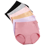 Lot de 4 Culottes taille haute en Coton