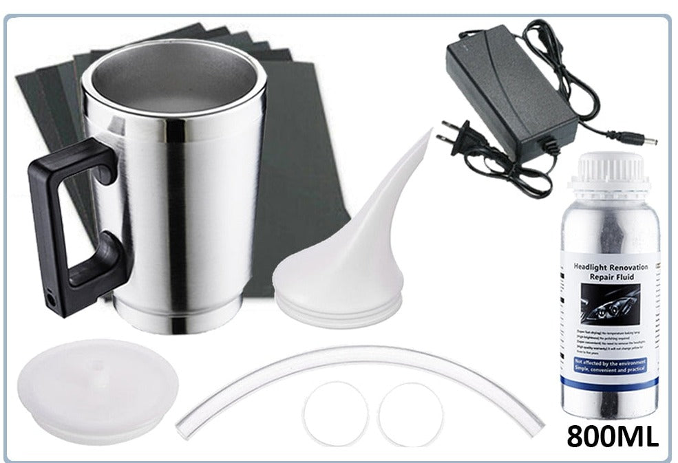 Kit complet Rénovateur de phares MAGIQUE !
