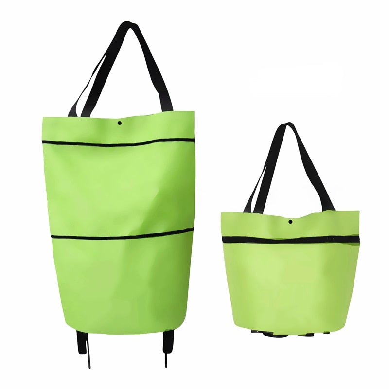 Sac de shopping pliable 2 en 1