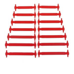 QUICK LAZY SHOELACE - 14x Lacets en silicone sans laçage