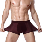 Lot de 4 Boxers Homme en Fibre de Bambou – Respirants, Doux & Confortables – Grandes Tailles