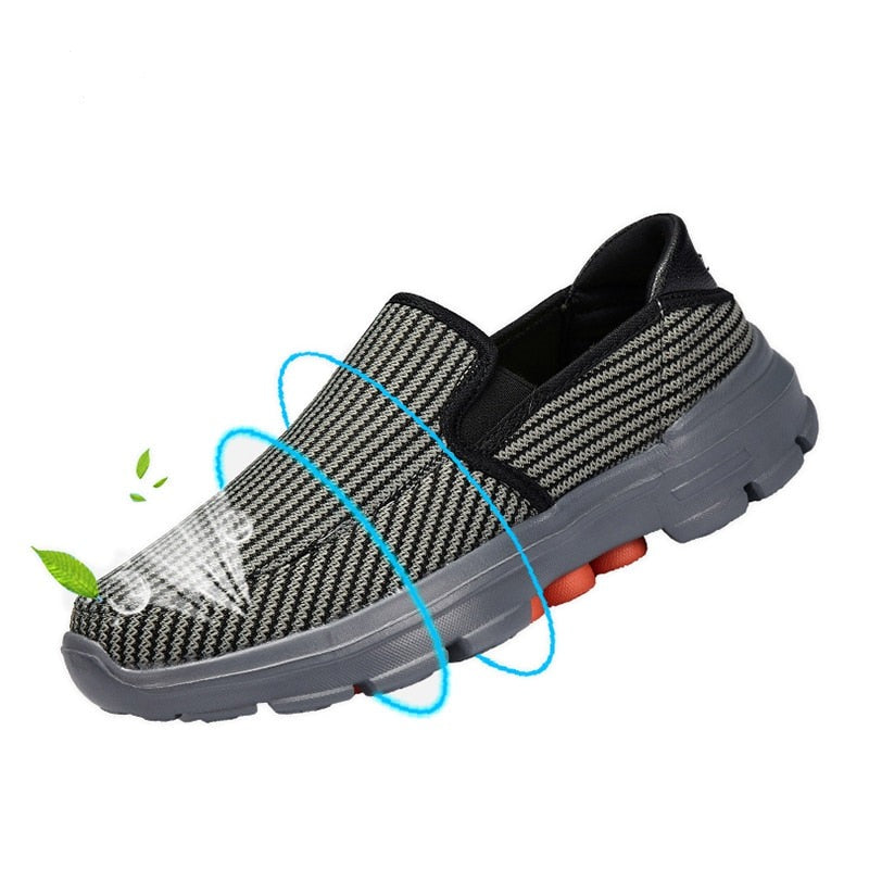 Mocassins plats antidérapants à enfiler pour hommes