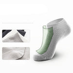 5x Paire de socquettes respirantes en fibre de bambou