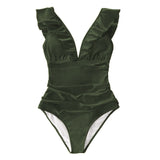 Maillot de bain 1PC à volants