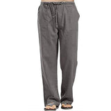 Pantalon en Lin Multipoche