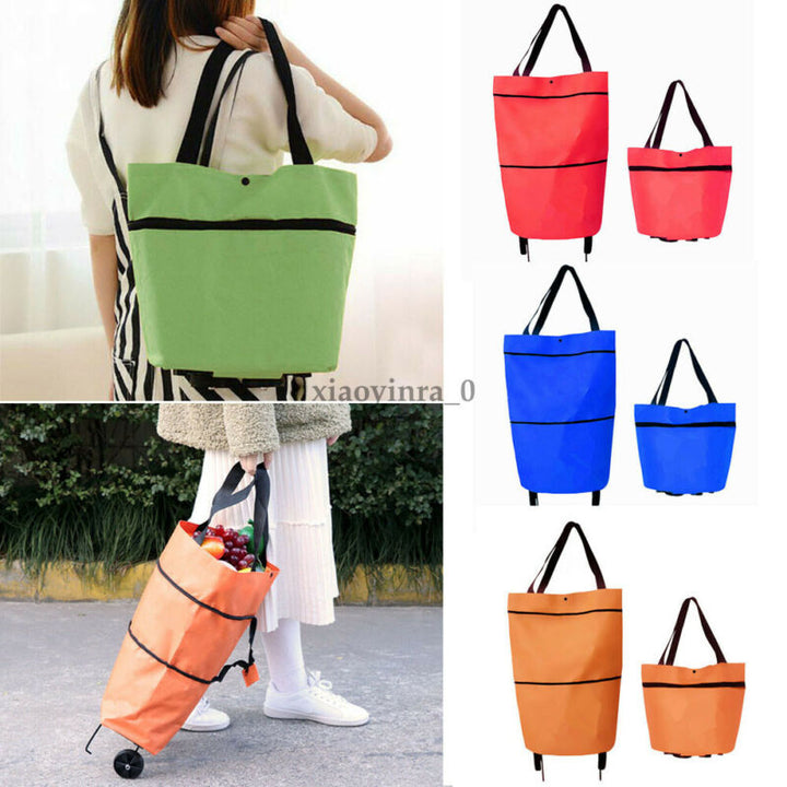 Sac de shopping pliable 2 en 1