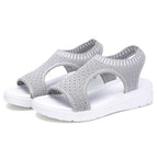 Sandalias elásticas de verano - Mujer
