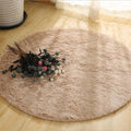 Tapis rond ultra-doux  - Imitation fourrure