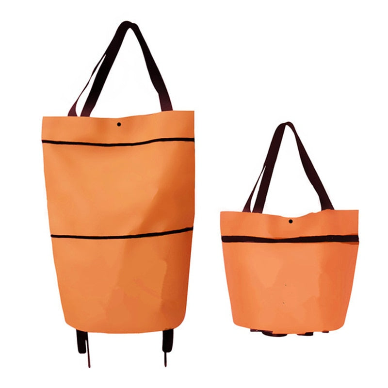 Sac de shopping pliable 2 en 1