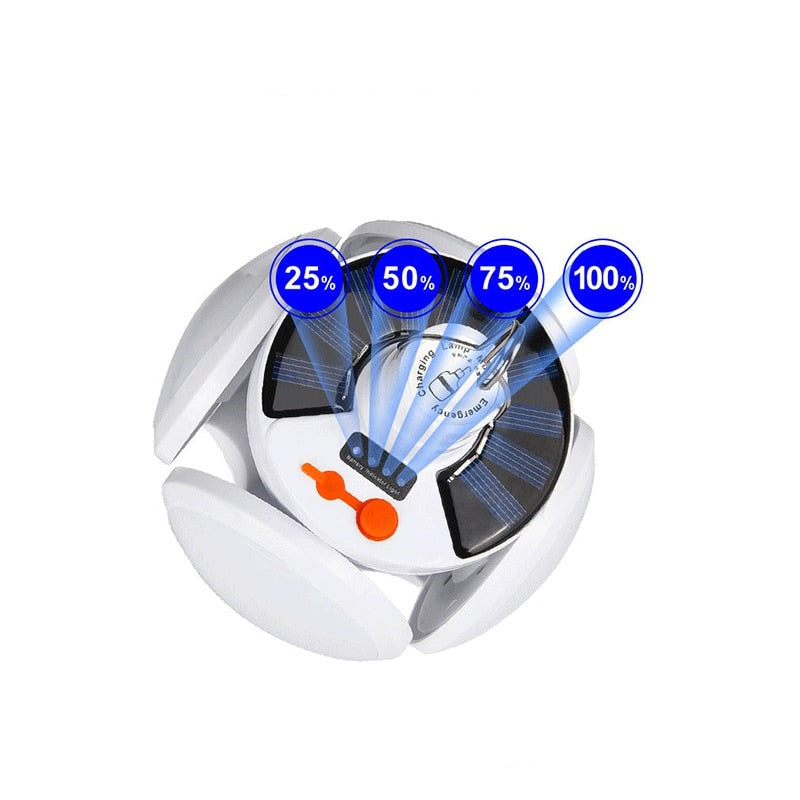 Boule solaire pliable