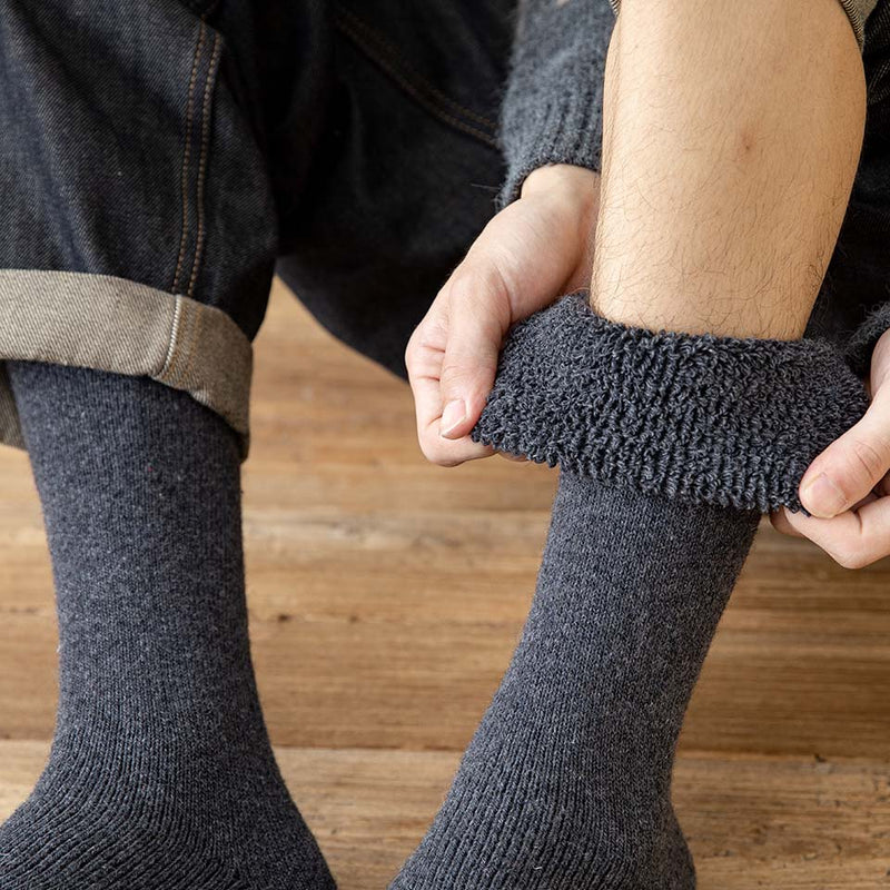 3x Paire de chaussettes longues en laine épaisse