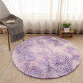 Tapis rond ultra-doux  - Imitation fourrure