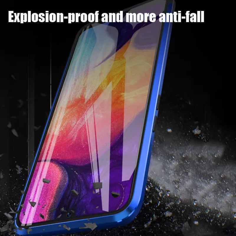 Coque Verre Trempé magnétique pour Samsung