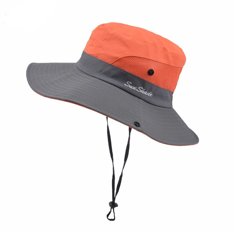 Chapeau anti-uv pliable