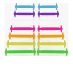 QUICK LAZY SHOELACE - 14x Lacets en silicone sans laçage