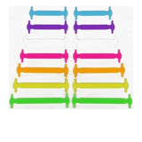 QUICK LAZY SHOELACE - 14x Lacets en silicone sans laçage