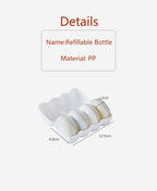 4x Mini contenant liquide de voyage