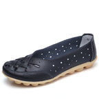 Ballerines en cuir confortables mi-saison