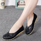 Ballerines en cuir confortables mi-saison