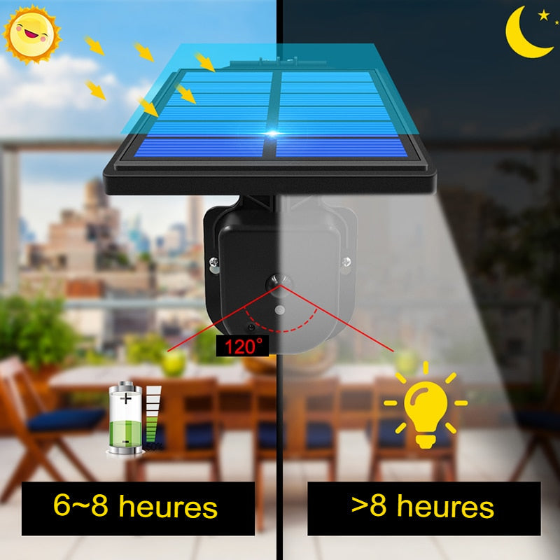 Lampe solaire d'extérieur ultra puissante