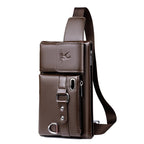 Bolso bandolera informal para hombre - Multibolsillo