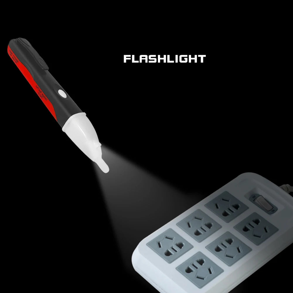 Détecteur de Tension Sans Contact 90-1000V – Stylo Testeur Électrique avec Indicateur LED
