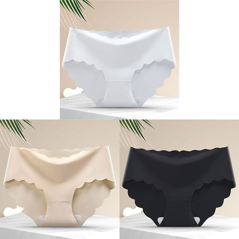 Lot de 3 culottes sans coutures et élastiques