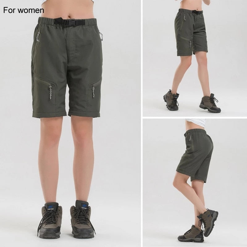 Pantalon Short 2 en 1 pour Homme - Léger et imperméable