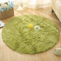 Tapis rond ultra-doux  - Imitation fourrure