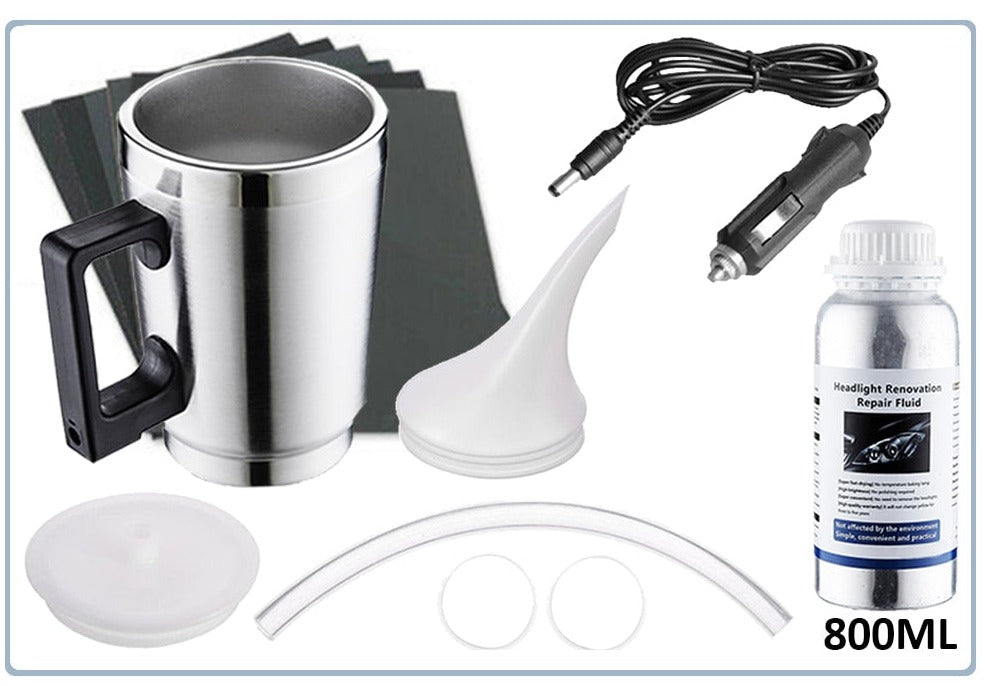 Kit complet Rénovateur de phares MAGIQUE !