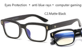 Lunettes d’ordinateur bloquant la lumière bleue UV