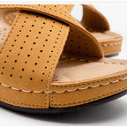 Sandales d'été compensées - femme
