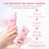 Soins visage Sakura japonais - Routine complète