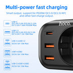Multiprise charge rapide 4 en 1 - USB et USB Type C