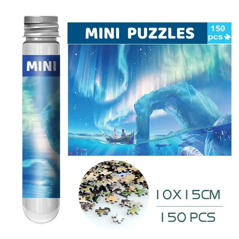 Mini Puzzle 150PCS dans tube à essai - 1 ACHETÉ = 1 OFFERT